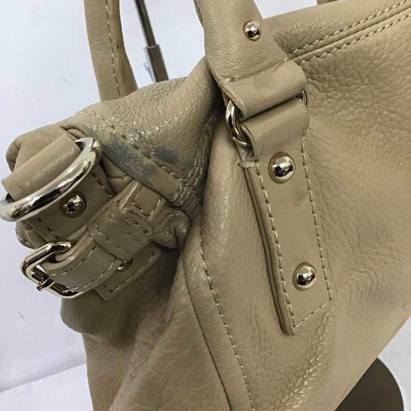 ケイトスペード Kate Spade ショルダーバッグ ショルダーバッグ 2WAY ハンドバッグ ロゴ、文字 ベージュ / ベージュ / レディース USED 古着 中古 10086130