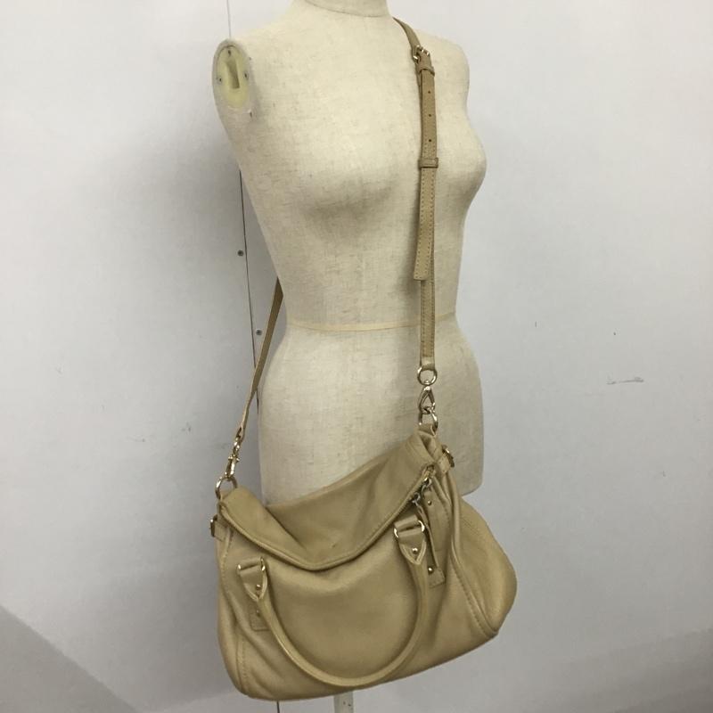 ケイトスペード Kate Spade ショルダーバッグ ショルダーバッグ 2WAY ハンドバッグ ロゴ、文字 ベージュ / ベージュ / レディース USED 古着 中古 10086130