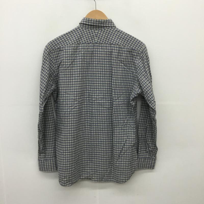 エヌハリウッド N.HOOLYWOOD シャツ、ブラウス 長袖 112-SH02 pieses 36 チェック 灰 / グレー / メンズ USED 古着 中古 10086219