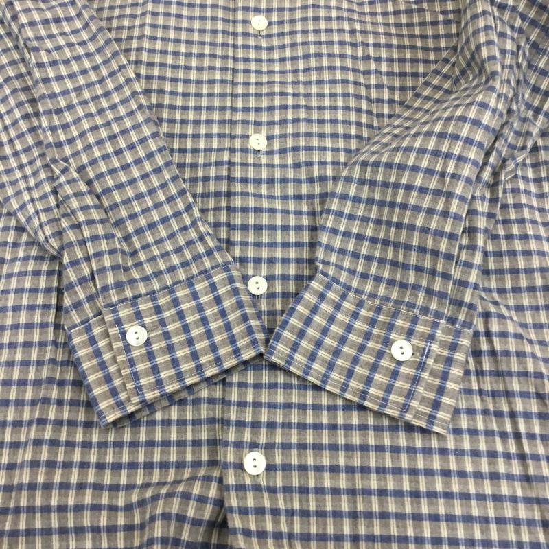 エヌハリウッド N.HOOLYWOOD シャツ、ブラウス 長袖 112-SH02 pieses 36 チェック 灰 / グレー / メンズ USED 古着 中古 10086219