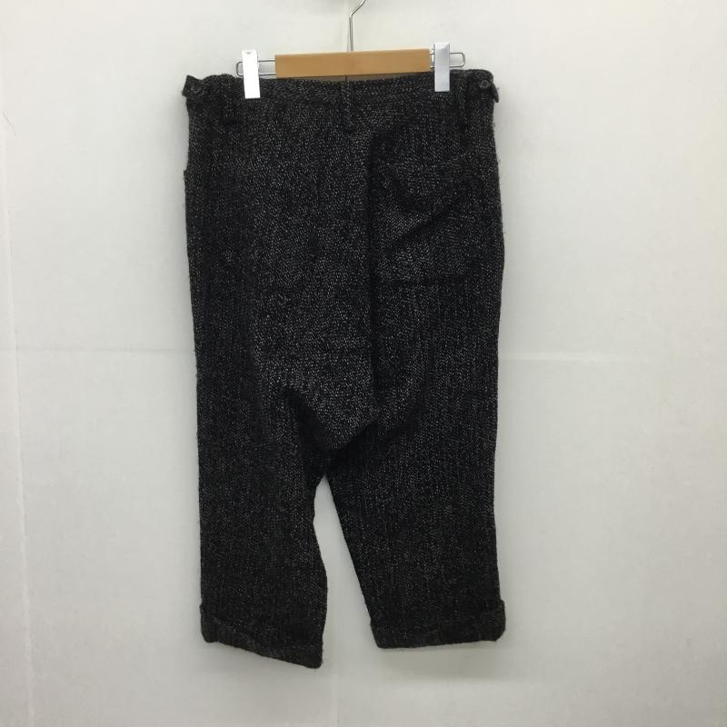 ヨウジヤマモト プリュス ノアール Yohji Yamamoto +Noir パンツ サルエルパンツ NF-P04-108 ウール 2 黒 / ブラック / X 白 / ホワイト / メンズ USED 古着 中古 10086220