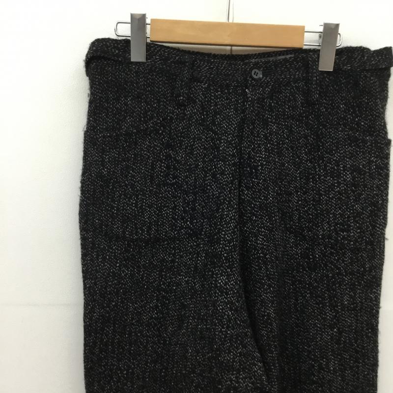 ヨウジヤマモト プリュス ノアール Yohji Yamamoto +Noir パンツ サルエルパンツ NF-P04-108 ウール 2 黒 / ブラック / X 白 / ホワイト / メンズ USED 古着 中古 10086220