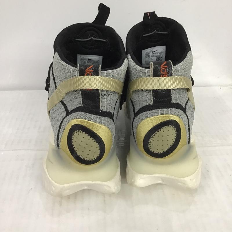 ナイキ NIKE スニーカー スニーカー CW3045-300 ISPA SE FLOW 28.5cm 28.5cm ワンポイント 黒 / ブラック / X 灰 / グレー / X オフホワイト / オフホワイト / メンズ USED 古着 中古 10086243