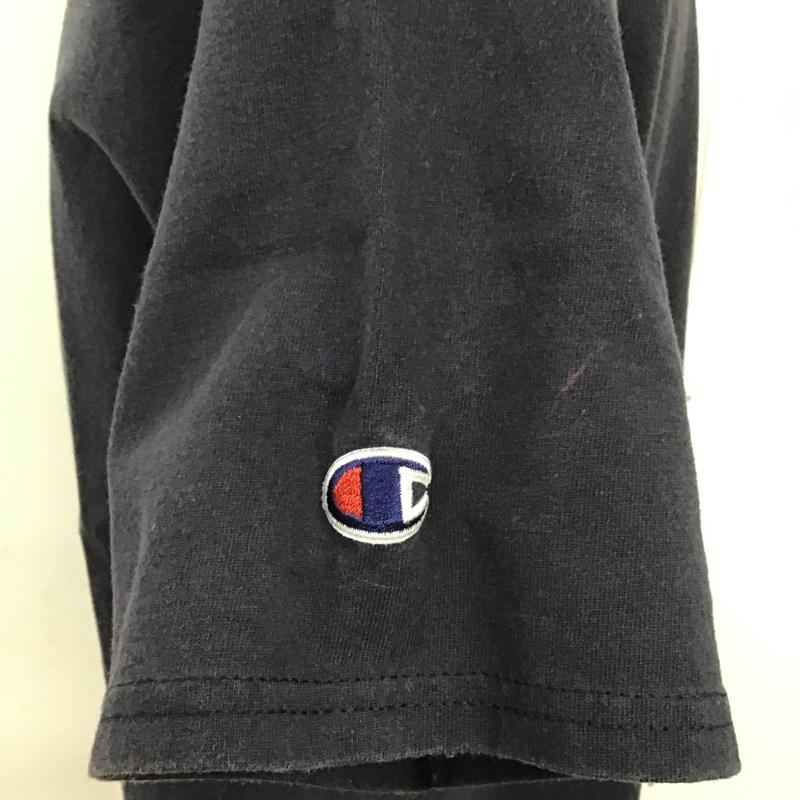 チャンピオン Campion Tシャツ 半袖 M 無地 紺 / ネイビー / メンズ USED 古着 中古 10086254
