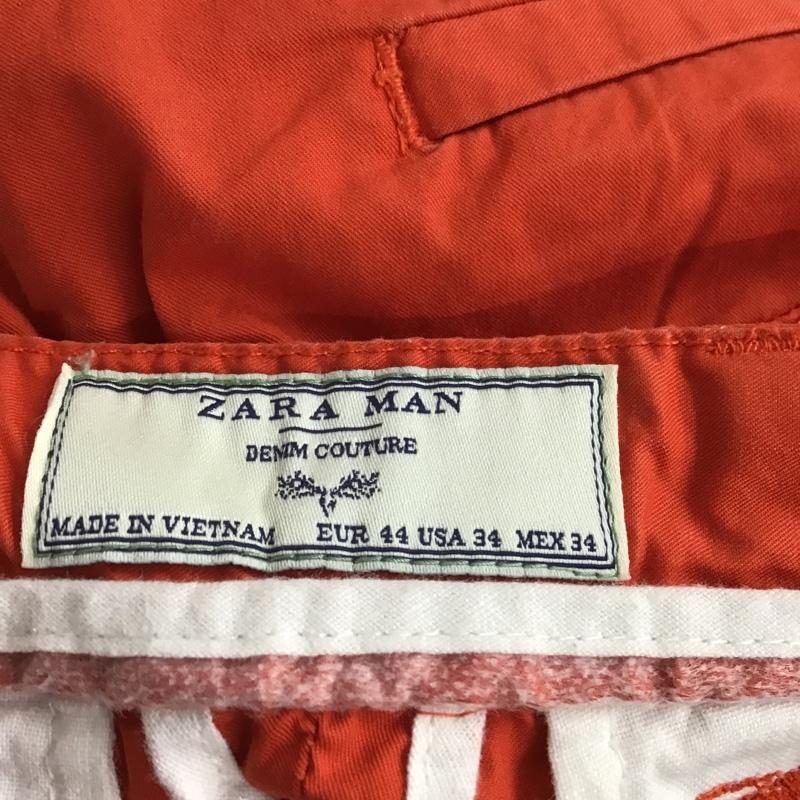 ザラメン ZARA MAN パンツ ショートパンツ 44 無地 橙 / オレンジ / メンズ USED 古着 中古 10086258