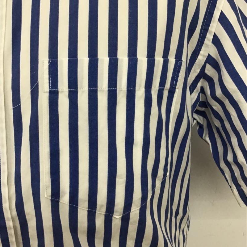 カバンドズッカ CABANE de ZUCCa シャツ、ブラウス 半袖 ボタンダウンシャツ M ストライプ マルチカラー / マルチカラー / メンズ USED 古着 中古 10086288
