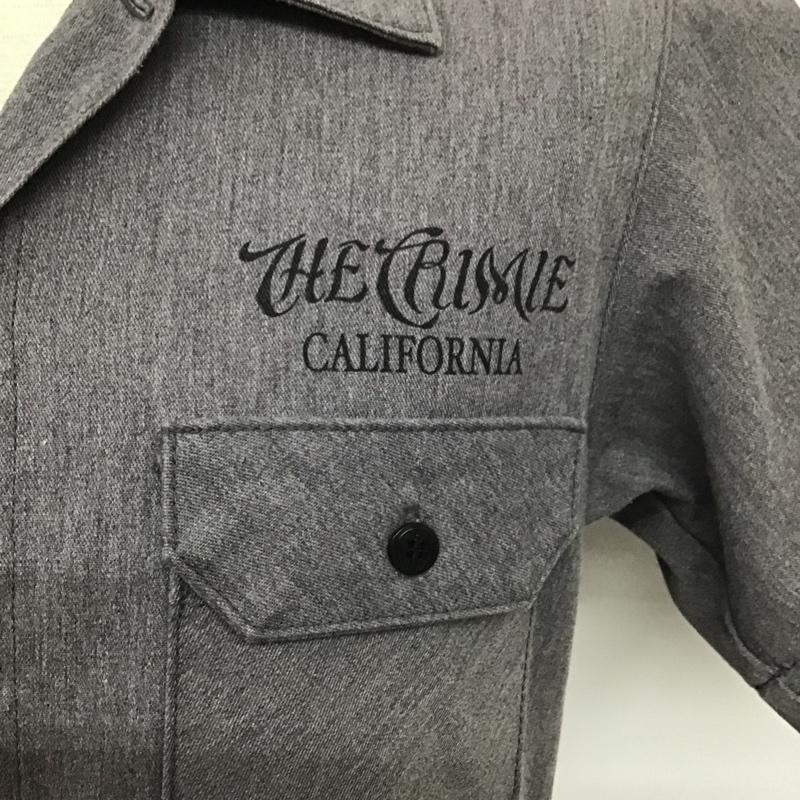 クライミー CRIMIE シャツ、ブラウス 半袖 S 無地 灰 / グレー / メンズ USED 古着 中古 10086298