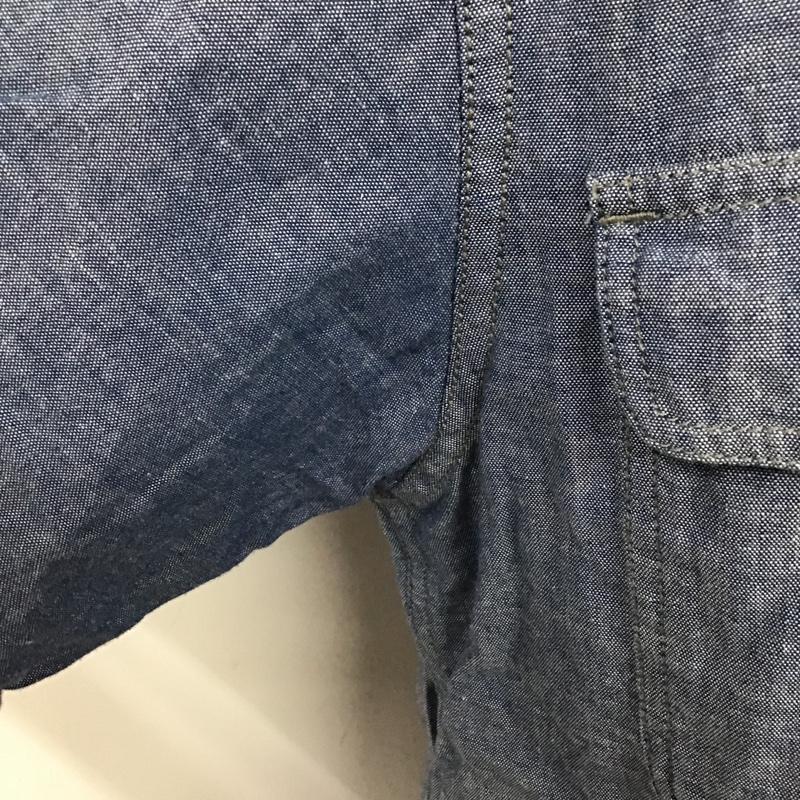 アベイシングエイプ A BATHING APE シャツ、ブラウス 半袖 4910-131-011 PIRATE S ワンポイント 紺 / ネイビー / メンズ USED 古着 中古 10086307