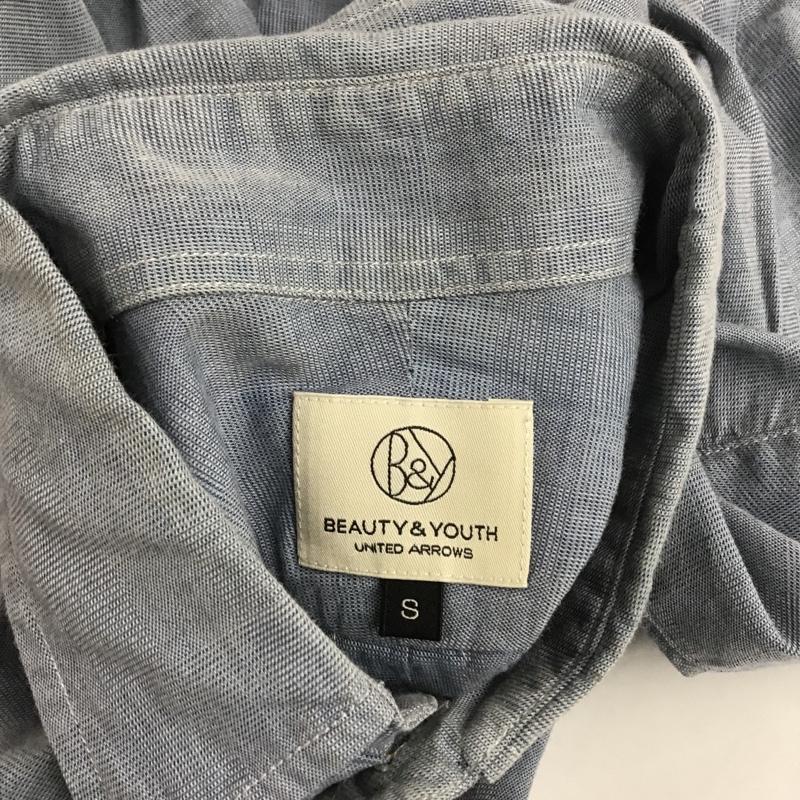 ビューティアンドユースユナイテッドアローズ BEAUTY&YOUTH UNITED ARROWS シャツ、ブラウス 半袖 1216-163-0434 ボタンダウン S 水色 / ライトブルー / メンズ USED 古着 中古 10086312