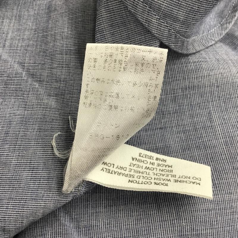 サタデーズ ニューヨークシティ Saturdays NYC シャツ、ブラウス 半袖 ボタンダウン S 無地 紺 / ネイビー / メンズ USED 古着 中古 10086313