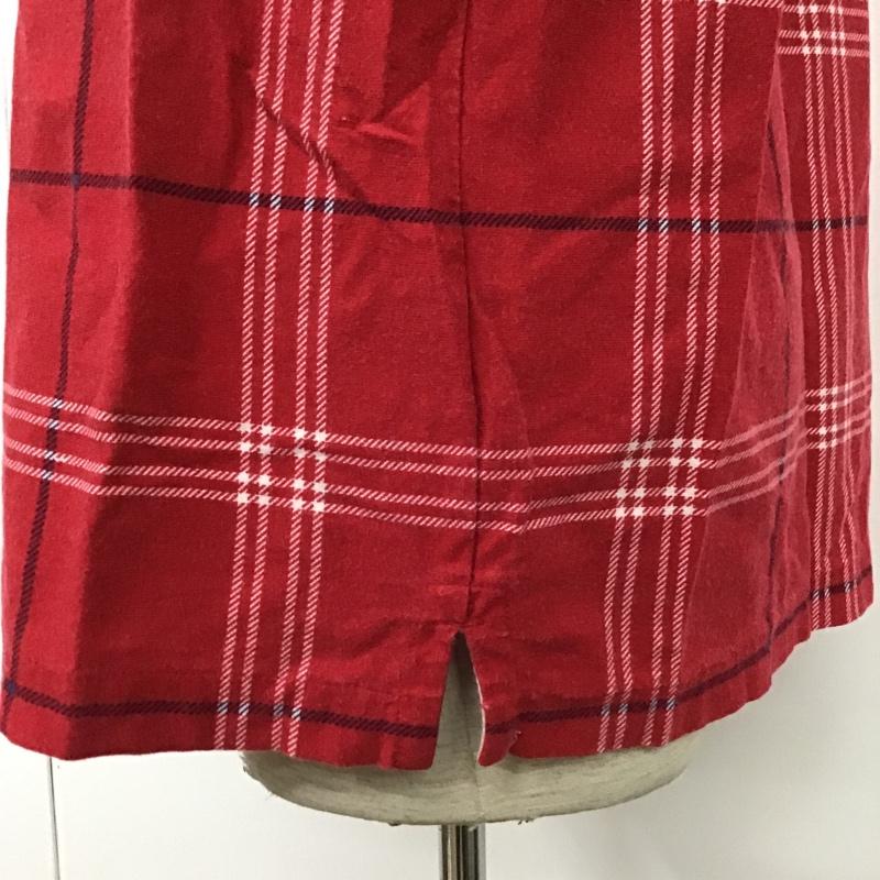 チャップスラルフローレン CHAPSRALPHLAUREN ポロシャツ 半袖 M チェック 赤 / レッド / X 紺 / ネイビー / X 白 / ホワイト / メンズ USED 古着 中古 10086320
