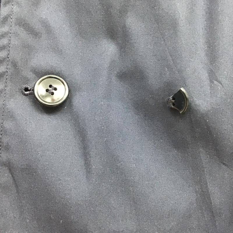 ディーエスシーピー DSCP コート トレンチコート 46R 無地 紺 / ネイビー / メンズ USED 古着 中古 10086324