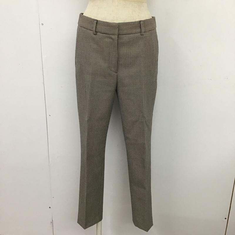 デミルクスビームス Demi-Luxe BEAMS ボトムス ボトムス 68-23-0352-126 クロップドパンツ 36 千鳥格子 ベージュ / ベージュ / X 茶 / ブラウン / X 黒 / ブラック / レディース USED 古着 中古 10086341