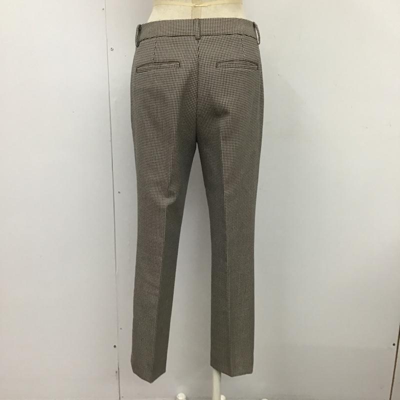 デミルクスビームス Demi-Luxe BEAMS ボトムス ボトムス 68-23-0352-126 クロップドパンツ 36 千鳥格子 ベージュ / ベージュ / X 茶 / ブラウン / X 黒 / ブラック / レディース USED 古着 中古 10086341