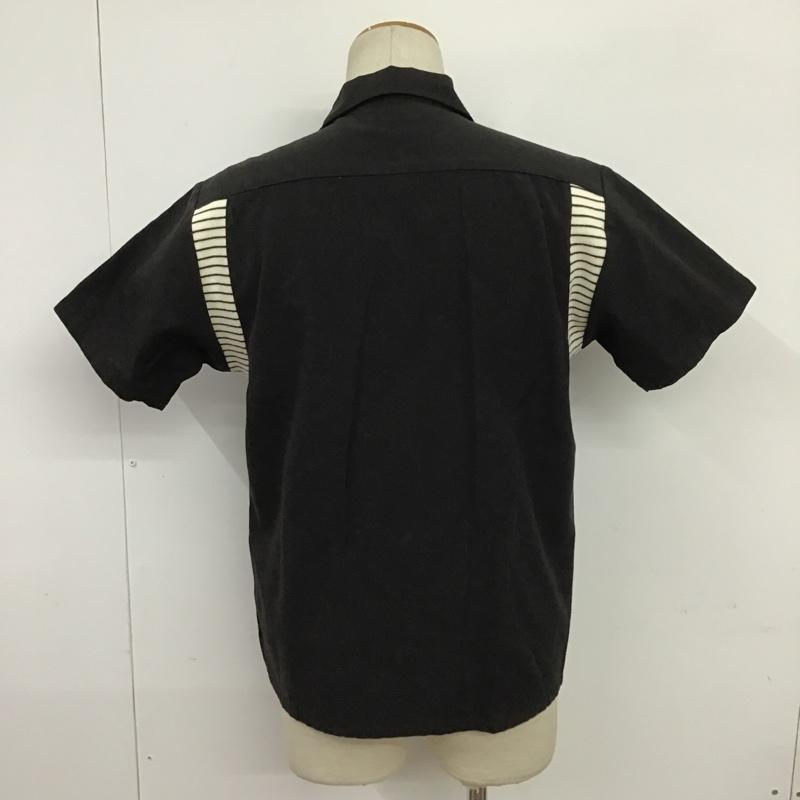 ラディアル RADIALL シャツ、ブラウス 半袖 RAD-15SS-SH021 JESUS T/C/R OXFORD BOWLING SHIRT M 無地 黒 / ブラック / メンズ USED 古着 中古 10086352