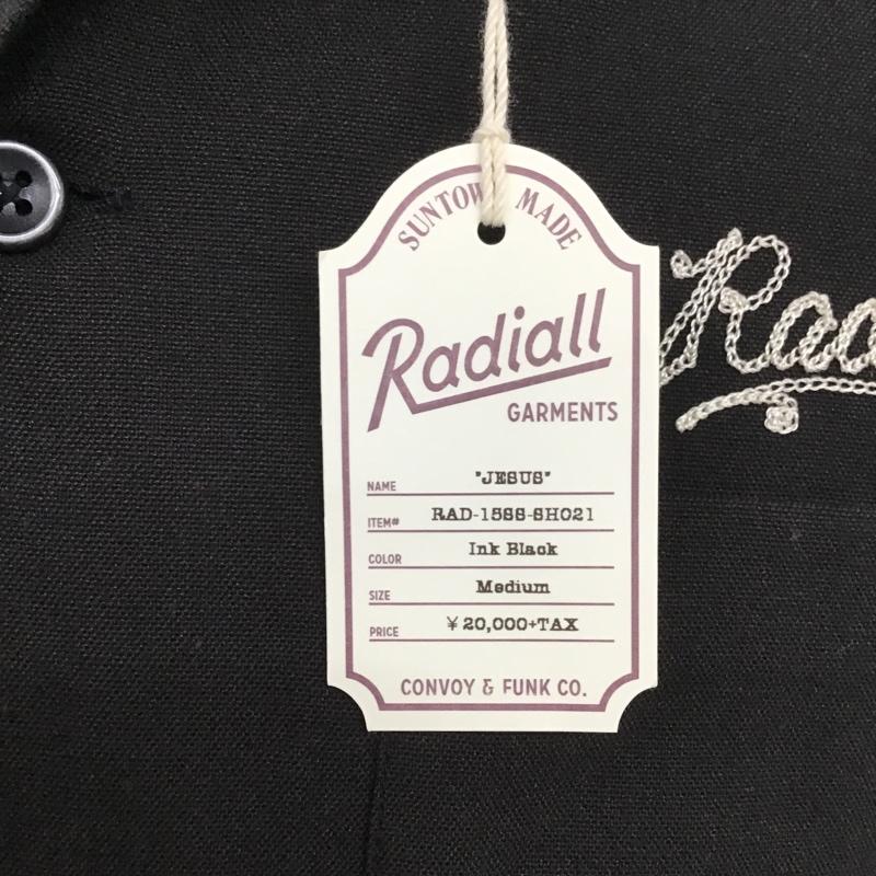 ラディアル RADIALL シャツ、ブラウス 半袖 RAD-15SS-SH021 JESUS T/C/R OXFORD BOWLING SHIRT M 無地 黒 / ブラック / メンズ USED 古着 中古 10086352