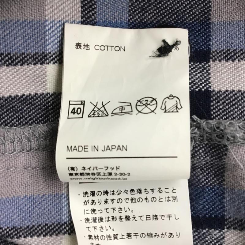 ネイバーフッド NEIGHBORHOOD シャツ、ブラウス 半袖 M チェック マルチカラー / マルチカラー / メンズ USED 古着 中古 10086353