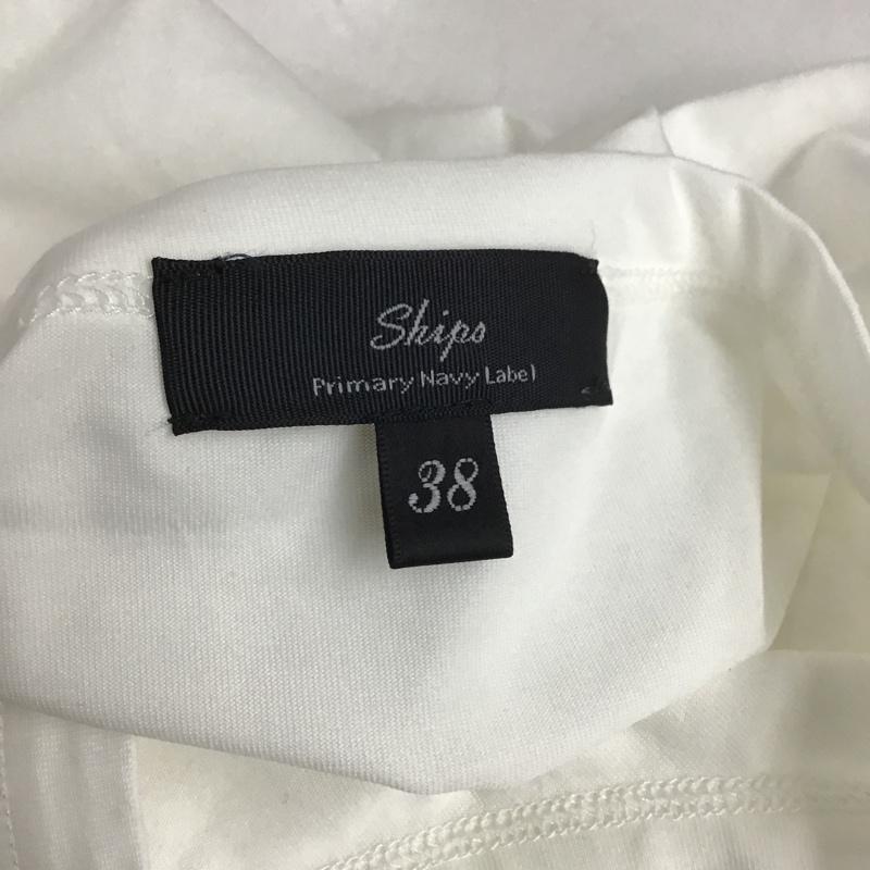 シップス SHIPS カットソー 半袖 38 無地 白 / ホワイト / レディース USED 古着 中古 10086357