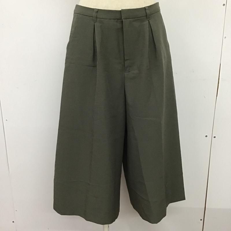 インデックス index パンツ スラックス M 無地 カーキ / カーキ / レディース USED 古着 中古 10086384