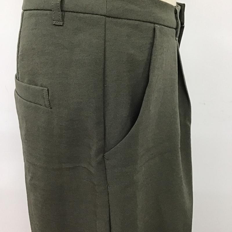 インデックス index パンツ スラックス M 無地 カーキ / カーキ / レディース USED 古着 中古 10086384