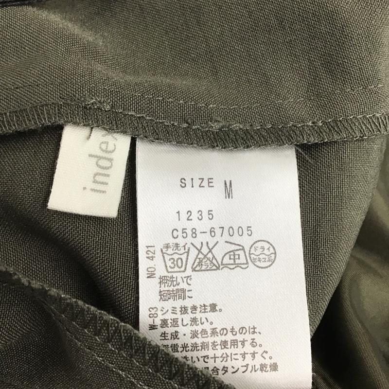 インデックス index パンツ スラックス M 無地 カーキ / カーキ / レディース USED 古着 中古 10086384