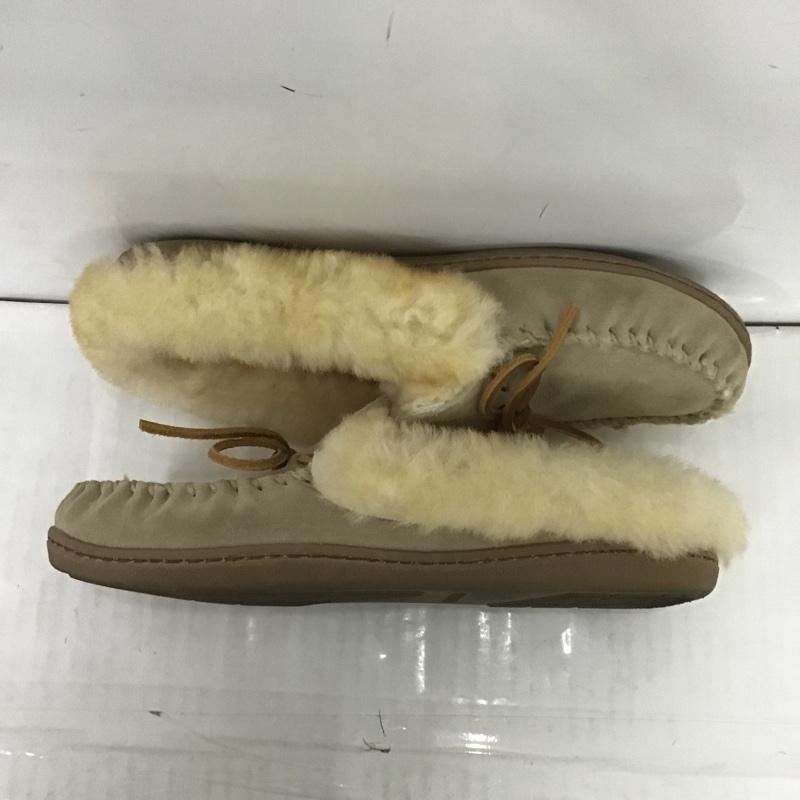 ミネトンカ Minnetonka スリッポン スリッポン US:8 無地 ベージュ / ベージュ / レディース USED 古着 中古 10086385