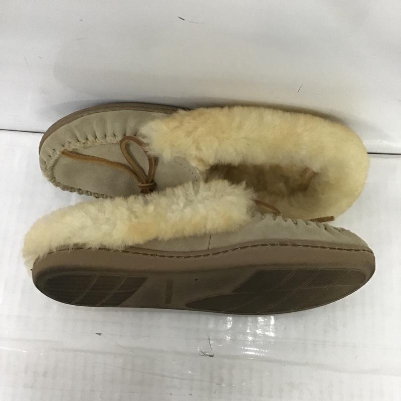 ミネトンカ Minnetonka スリッポン スリッポン US:8 無地 ベージュ / ベージュ / レディース USED 古着 中古 10086385