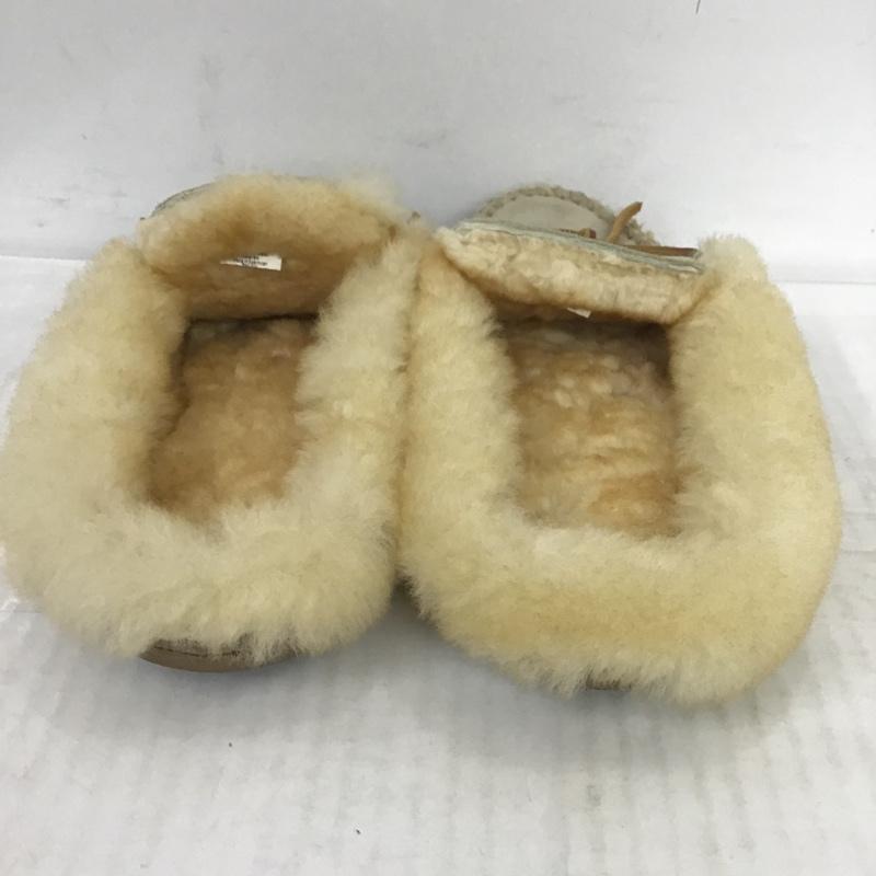 ミネトンカ Minnetonka スリッポン スリッポン US:8 無地 ベージュ / ベージュ / レディース USED 古着 中古 10086385