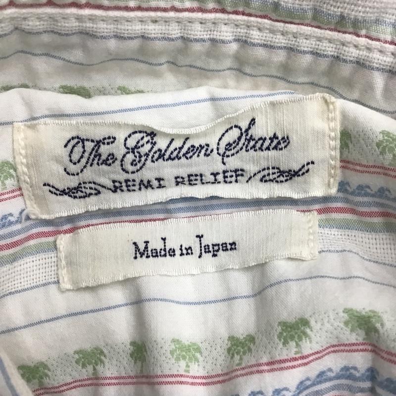 レミ レリーフ REMI RELIEF シャツ、ブラウス 七分袖 S マルチカラー / マルチカラー / メンズ USED 古着 中古 10086400