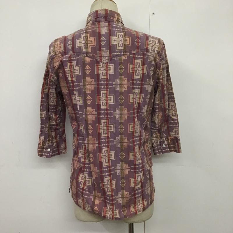 レミ レリーフ REMI RELIEF シャツ、ブラウス 七分袖 M 総柄 マルチカラー / マルチカラー / メンズ USED 古着 中古 10086401