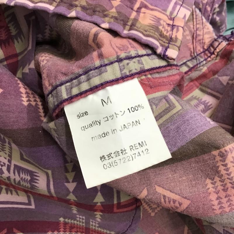 レミ レリーフ REMI RELIEF シャツ、ブラウス 七分袖 M 総柄 マルチカラー / マルチカラー / メンズ USED 古着 中古 10086401