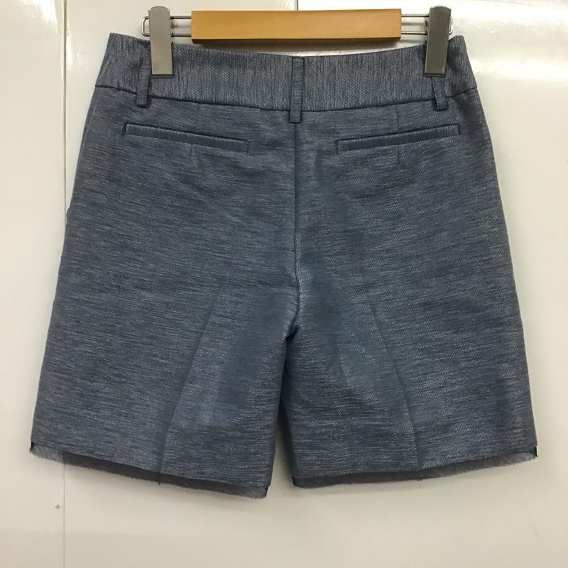 バーニーズ ニューヨーク BARNEYS NEWYORK パンツ ショートパンツ 10SS-PCPT-017 36 無地 水色 / ライトブルー / レディース USED 古着 中古 10086471