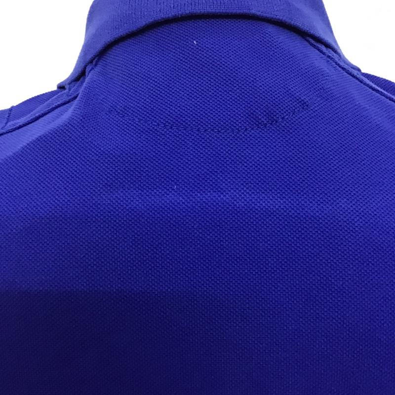 ポロラルフローレン POLO RALPH LAUREN ポロシャツ 半袖 ブルドック M ロゴ、文字 青 / ブルー / メンズ USED 古着 中古 10086477