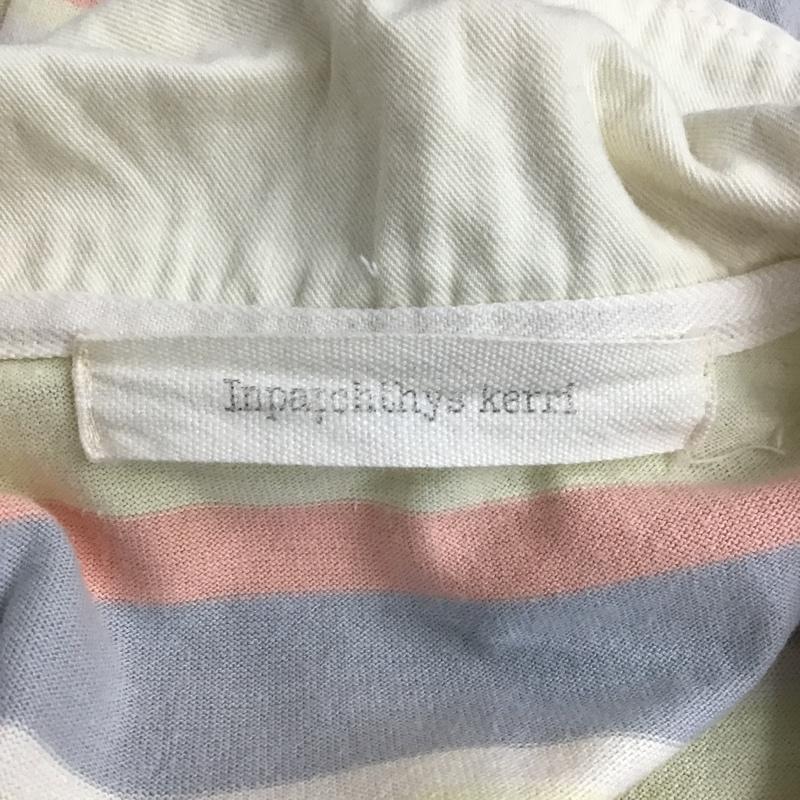 インパクティスケリー Inpaichthys kerri ポロシャツ 半袖 マルチボーダー S ワンポイント マルチカラー / マルチカラー / メンズ USED 古着 中古 10086478