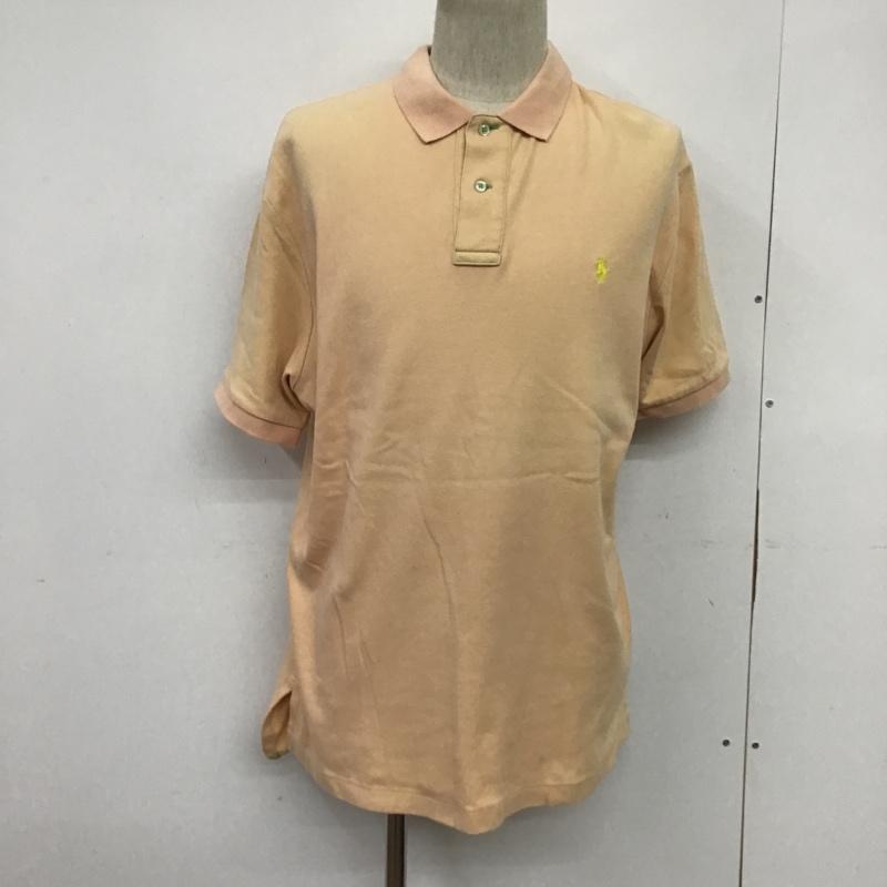 ポロバイラルフローレン Polo by RALPH LAUREN ポロシャツ 半袖 L ワンポイント 桃 / ピンク / メンズ USED 古着 中古 10086479