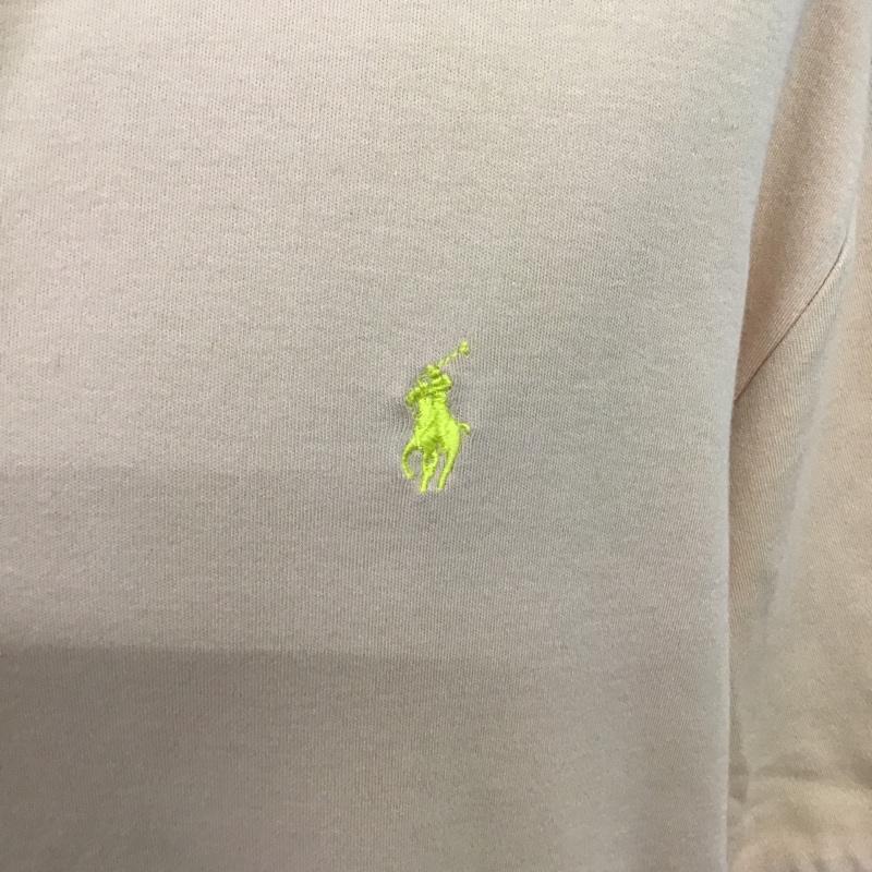 ポロバイラルフローレン Polo by RALPH LAUREN ポロシャツ 半袖 L ワンポイント 桃 / ピンク / メンズ USED 古着 中古 10086479