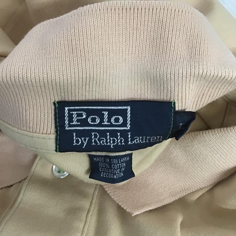 ポロバイラルフローレン Polo by RALPH LAUREN ポロシャツ 半袖 L ワンポイント 桃 / ピンク / メンズ USED 古着 中古 10086479