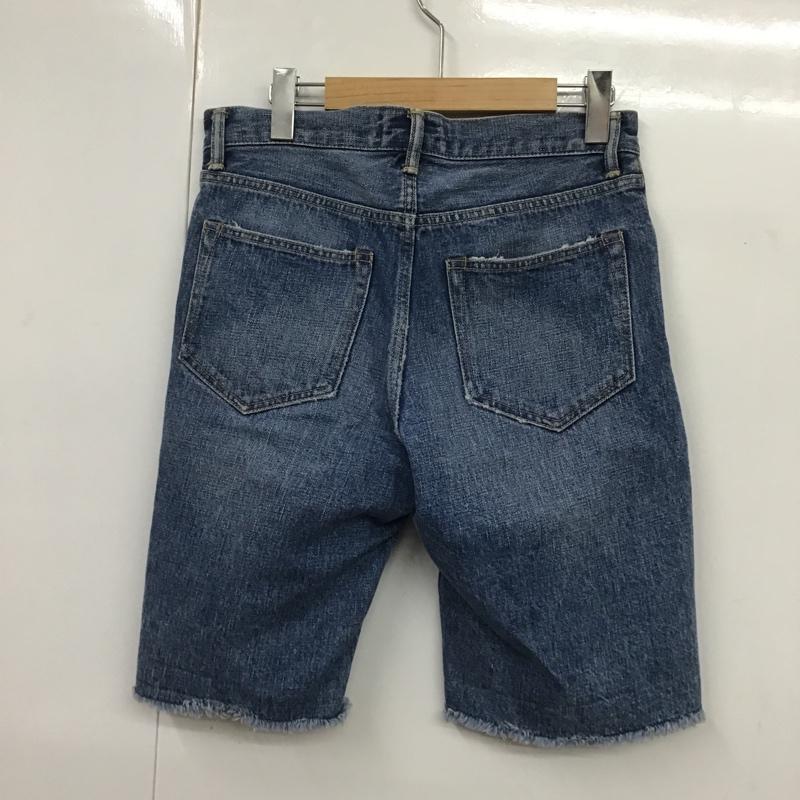 レミ レリーフ REMI RELIEF パンツ ショートパンツ 128390 デニム ハーフパンツ カットオフ S 無地 青 / ブルー / メンズ USED 古着 中古 10086481