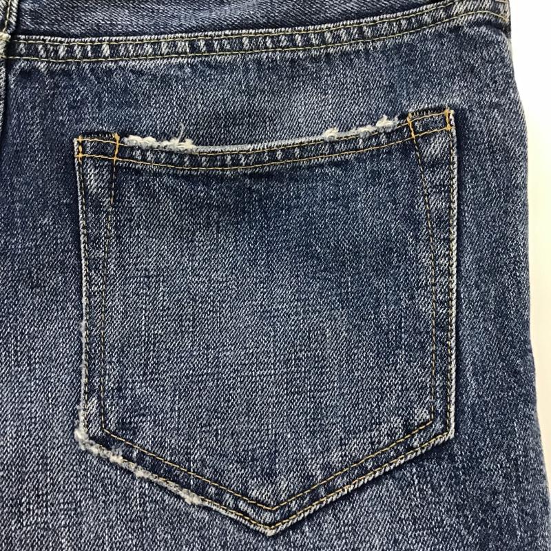 レミ レリーフ REMI RELIEF パンツ ショートパンツ 128390 デニム ハーフパンツ カットオフ S 無地 青 / ブルー / メンズ USED 古着 中古 10086481