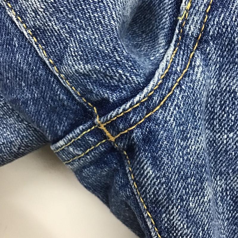 レミ レリーフ REMI RELIEF パンツ ショートパンツ 128390 デニム ハーフパンツ カットオフ S 無地 青 / ブルー / メンズ USED 古着 中古 10086481