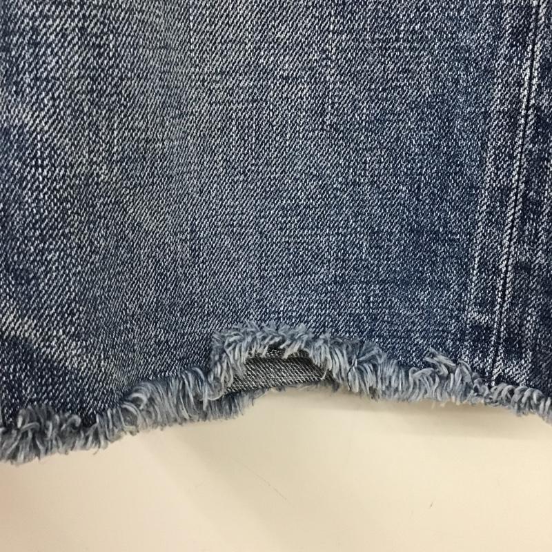 レミ レリーフ REMI RELIEF パンツ ショートパンツ 128390 デニム ハーフパンツ カットオフ S 無地 青 / ブルー / メンズ USED 古着 中古 10086481