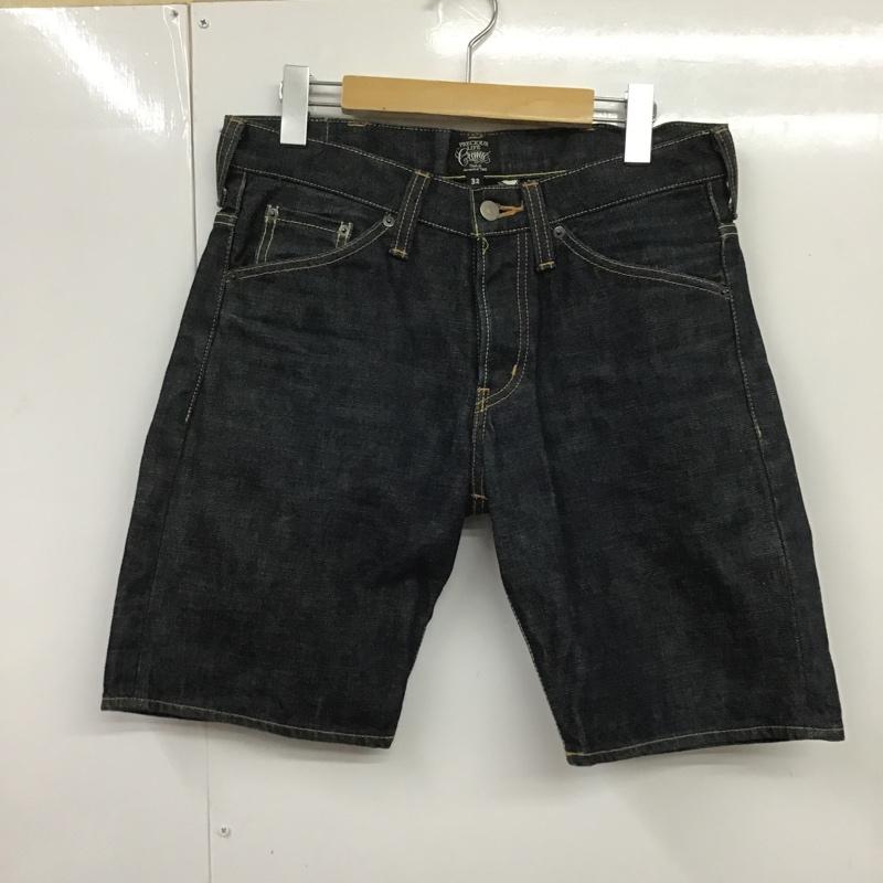 クライミー CRIMIE パンツ ショートパンツ C011-PT06 デニムハーフパンツ 32インチ 無地 インディゴ / インディゴ / メンズ USED 古着 中古 10086482