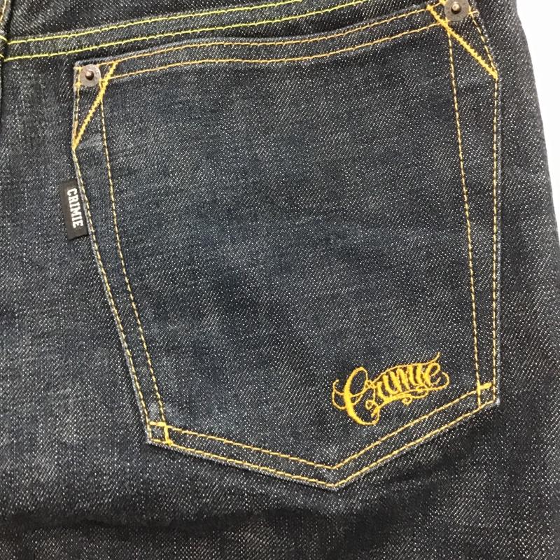 クライミー CRIMIE パンツ ショートパンツ C011-PT06 デニムハーフパンツ 32インチ 無地 インディゴ / インディゴ / メンズ USED 古着 中古 10086482