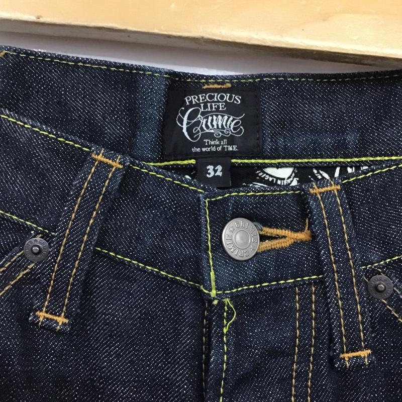 クライミー CRIMIE パンツ ショートパンツ C011-PT06 デニムハーフパンツ 32インチ 無地 インディゴ / インディゴ / メンズ USED 古着 中古 10086482