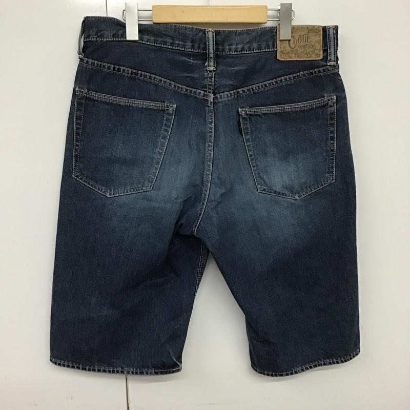 クーティー COOTIE パンツ ショートパンツ デニム ハーフパンツ L 無地 インディゴ / インディゴ / メンズ USED 古着 中古 10086486