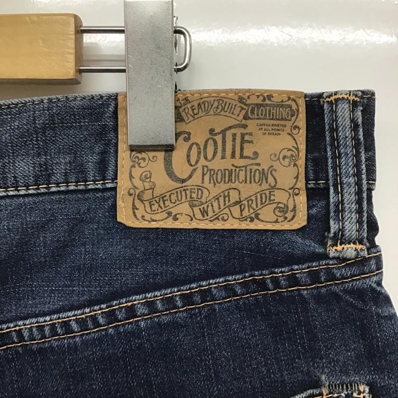 クーティー COOTIE パンツ ショートパンツ デニム ハーフパンツ L 無地 インディゴ / インディゴ / メンズ USED 古着 中古 10086486