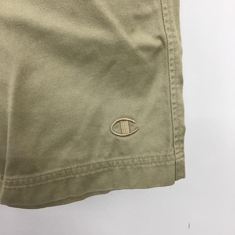 チャンピオン Champion パンツ ショートパンツ イージーパンツ S ロゴ、文字 ベージュ / ベージュ / メンズ USED 古着 中古 10086488