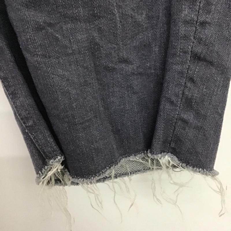 エヌエヌバイナンバーナイン n(n) BY NUMBER (N)INE パンツ ショートパンツ カットオフ 5 無地 ダークグレー / ダークグレー / メンズ USED 古着 中古 10086492