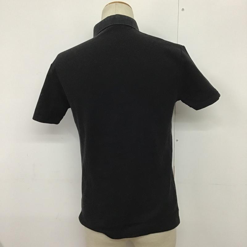 バーバリーブラックレーベル BURBERRY BLACK LABEL ポロシャツ 半袖 BMV36-824-09 2 ワンポイント 黒 / ブラック / メンズ USED 古着 中古 10086495