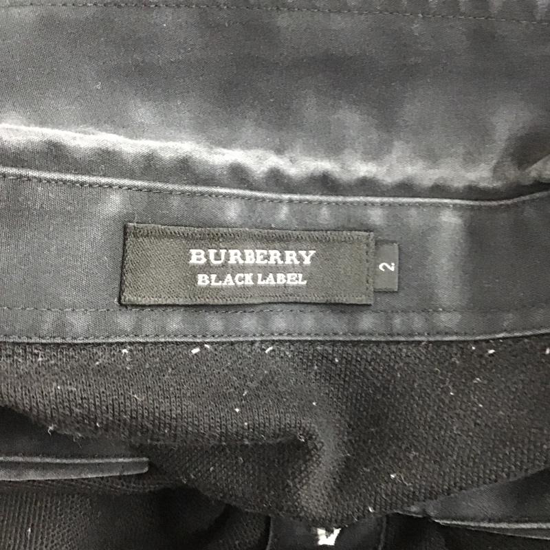バーバリーブラックレーベル BURBERRY BLACK LABEL ポロシャツ 半袖 BMV36-824-09 2 ワンポイント 黒 / ブラック / メンズ USED 古着 中古 10086495